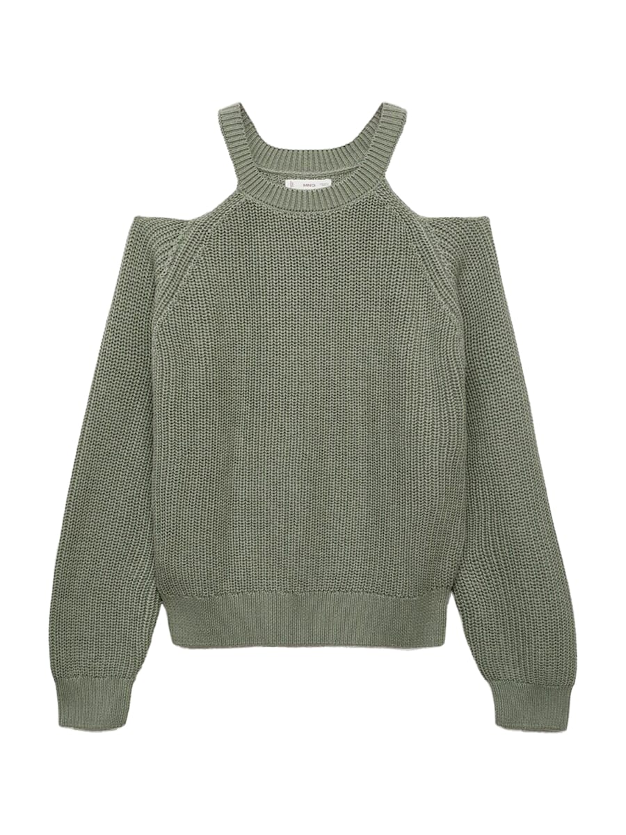 

Свитер MANGO TEEN, хаки