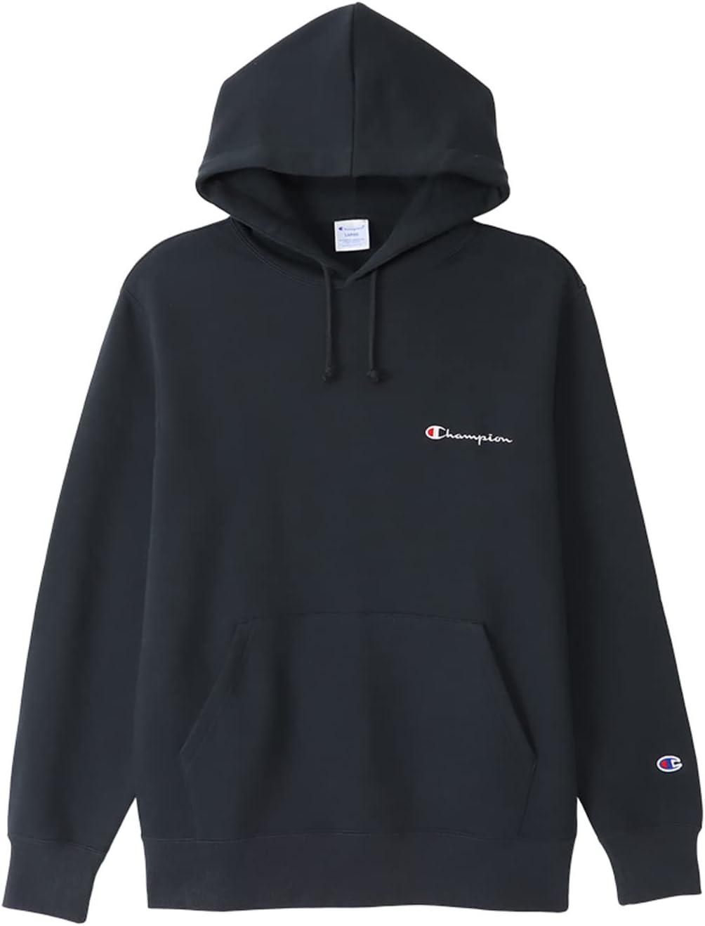 

Хлопковая толстовка с длинными рукавами Champion C8-W128Z, флисовая подкладка производства США, вышитый логотип, толстовка с капюшоном, мужская повседневная, темно-синий