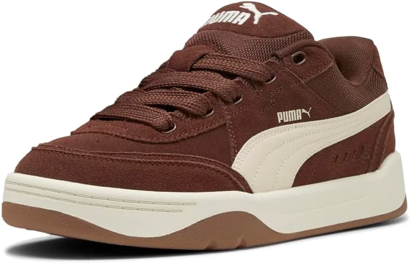 Мужские кроссовки PUMA Park Lifestyle Sk8 с шнуровкой для повседневной носки - коричневые — фото 2