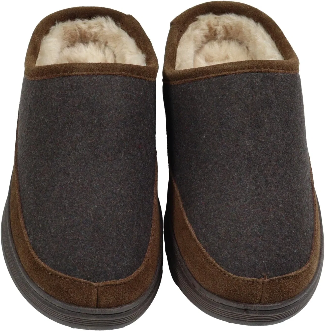 Мужские легкие и удобные прогулочные тапочки Cole Haan, Chocolate Brown — фото 3