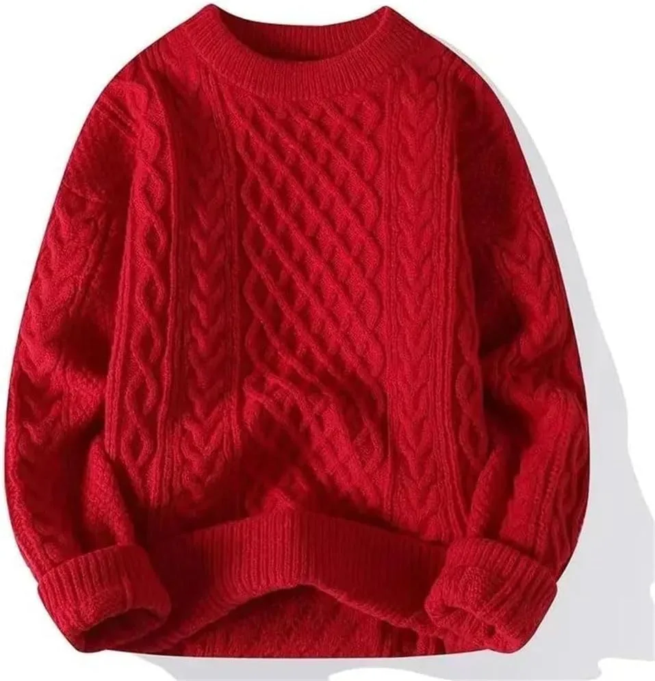 Мужской вязаный свитер Casual Crewneck Pullover — фото 2