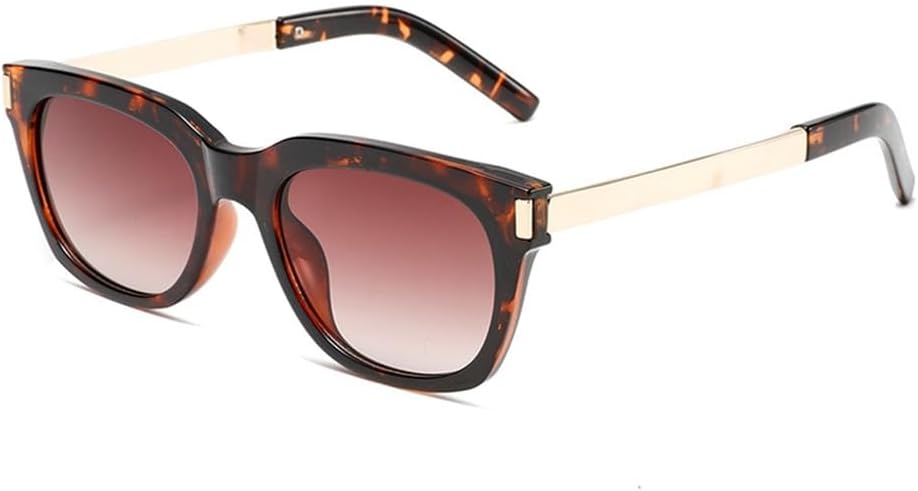 

Винтажные солнцезащитные очки 2027 года для женщин, ретро-очки в металлической оправе, солнцезащитные очки для мужчин и женщин, зеркальные, для улицы, с градиентным покрытием MTZJH, C6