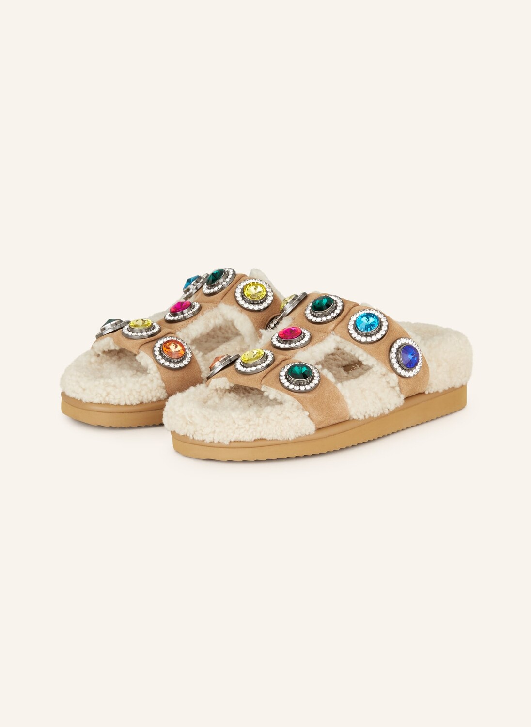 

Туфли-Лодочки Orson с драгоценными камнями Kurt Geiger, бежевый