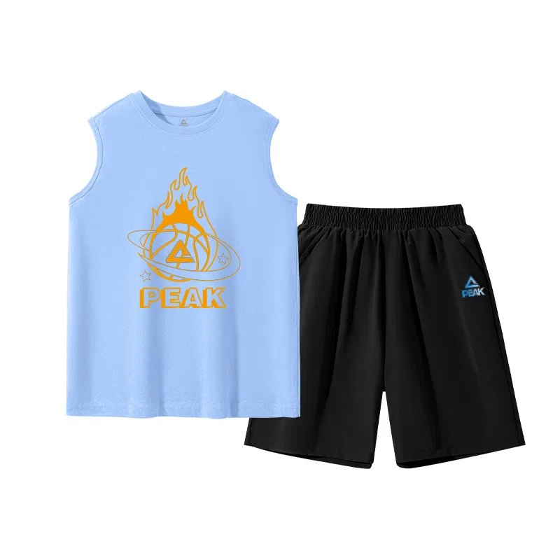 Спортивный костюм для детей PEAK Blue/PK Flame Basketball