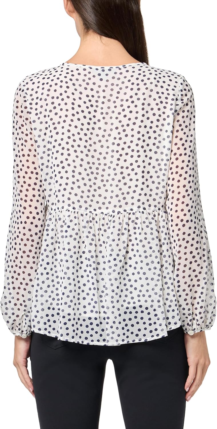 Классическое женское поло с коротким рукавом Tommy Hilfiger, Ivory/Navy — фото 2