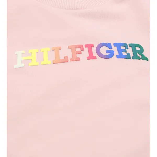 Толстовка свободного кроя-монотипа Tommy Hilfiger, розовый — фото 3