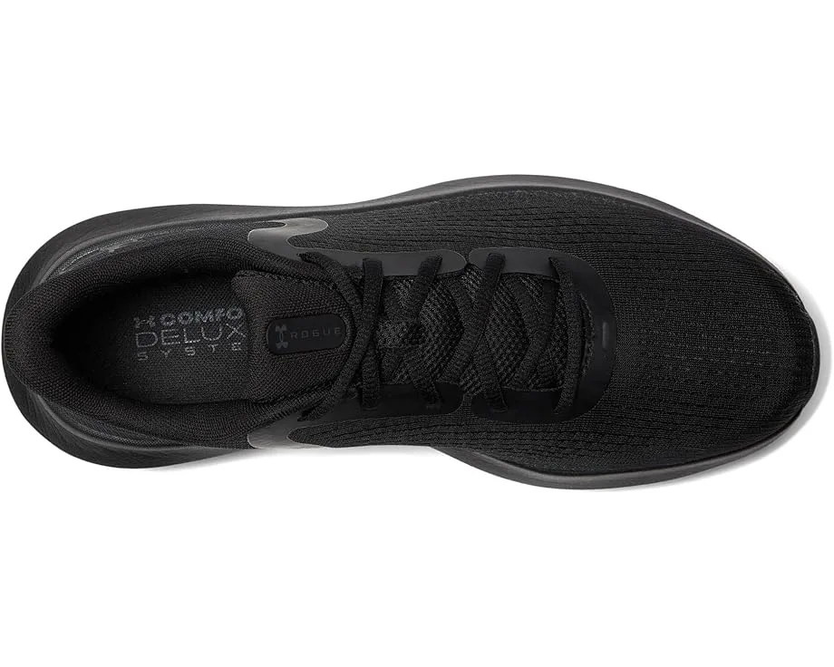 Кроссовки Under Armour Charged Rogue 5, Black/Black/Black — фото 2