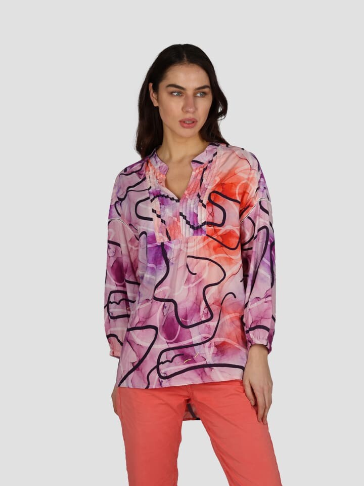 

Блуза MOD, цвет lilac allover
