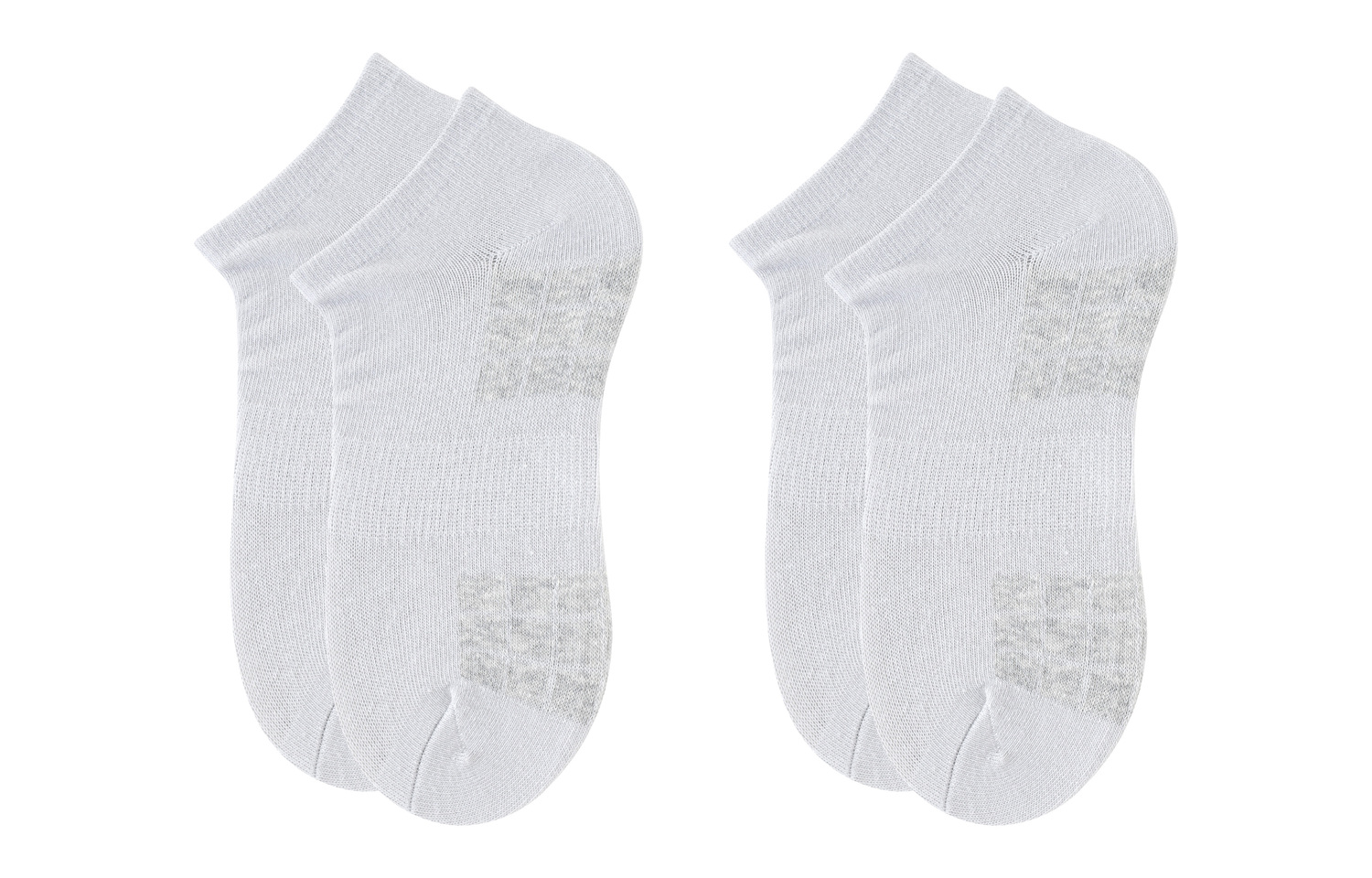 

Низкие носки унисекс 2 пары Reebok, светло-серый