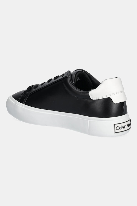 Кожаные кроссовки Vulc на шнуровке Calvin Klein, черный — фото 3
