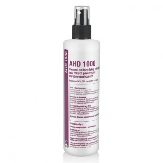 

Жидкость для дезинфекции кожи 250 мл, с распылителем AHD 1000, Active Shop