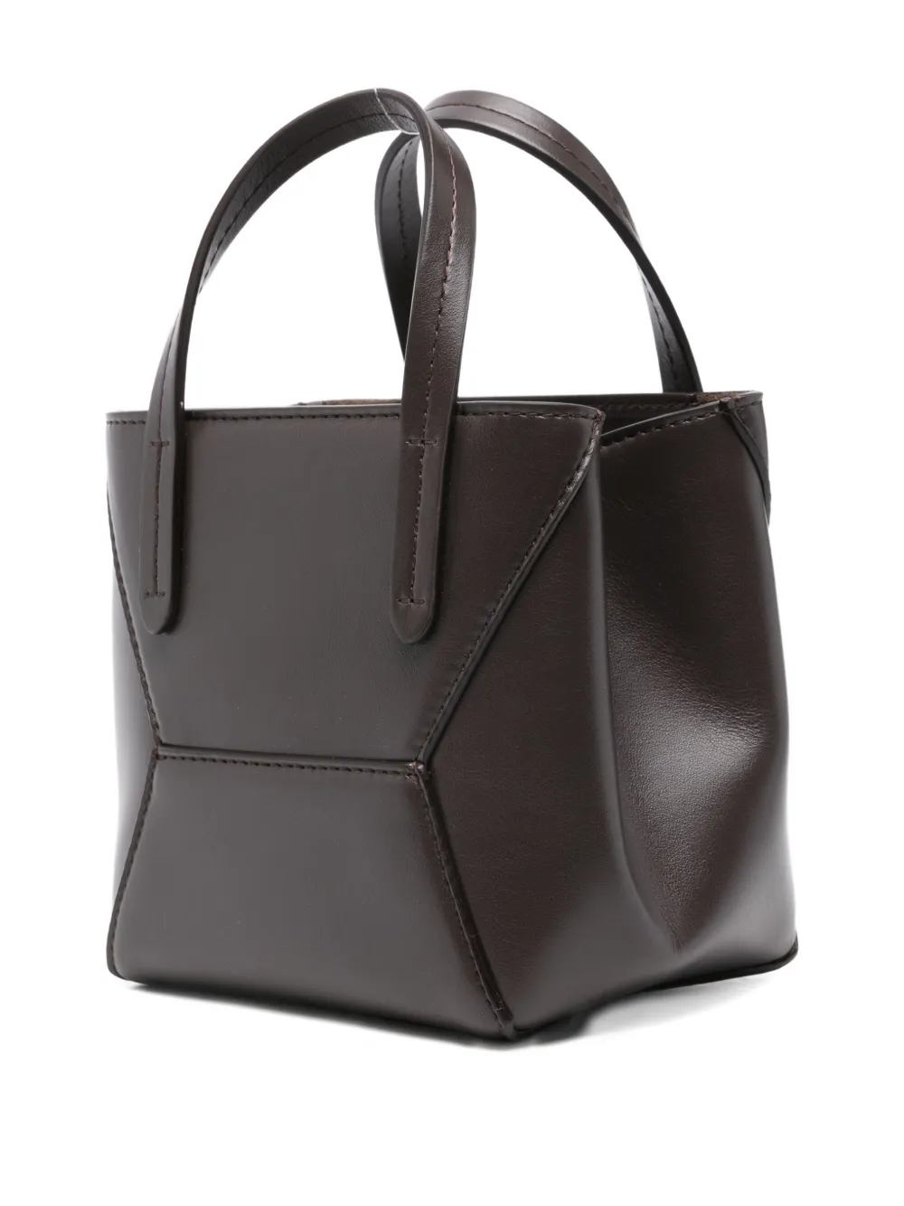 Мини-сумка-тоут BC Duo Brunello Cucinelli, коричневый — фото 3