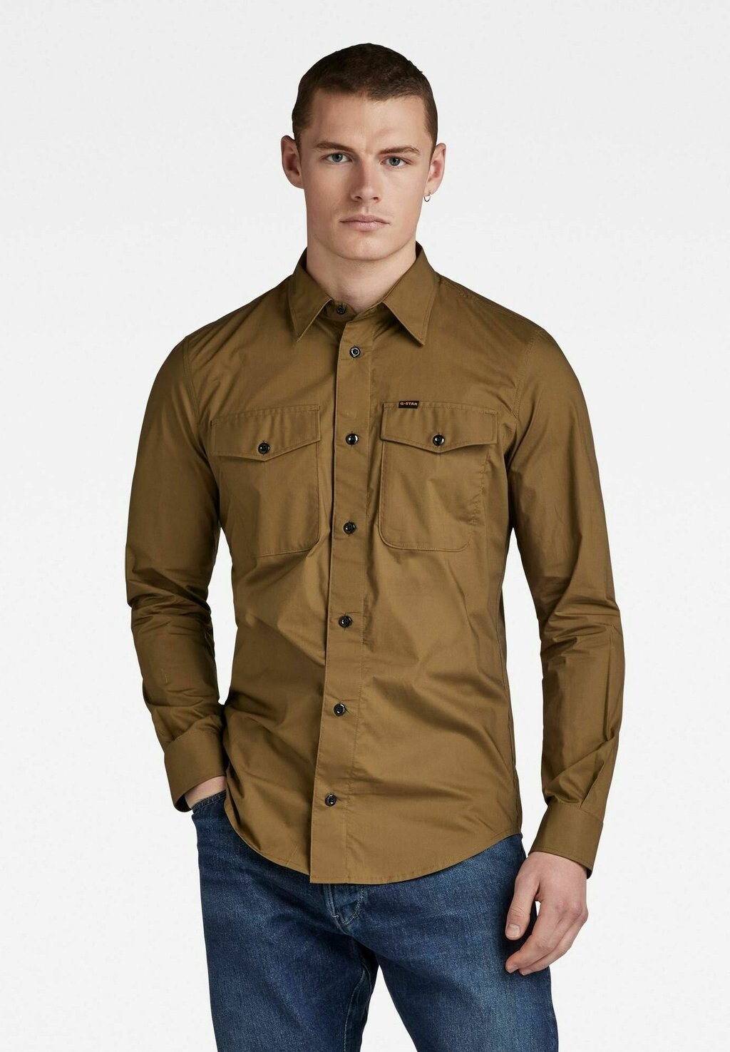

Рубашка MARINE G-Star, цвет dark olive
