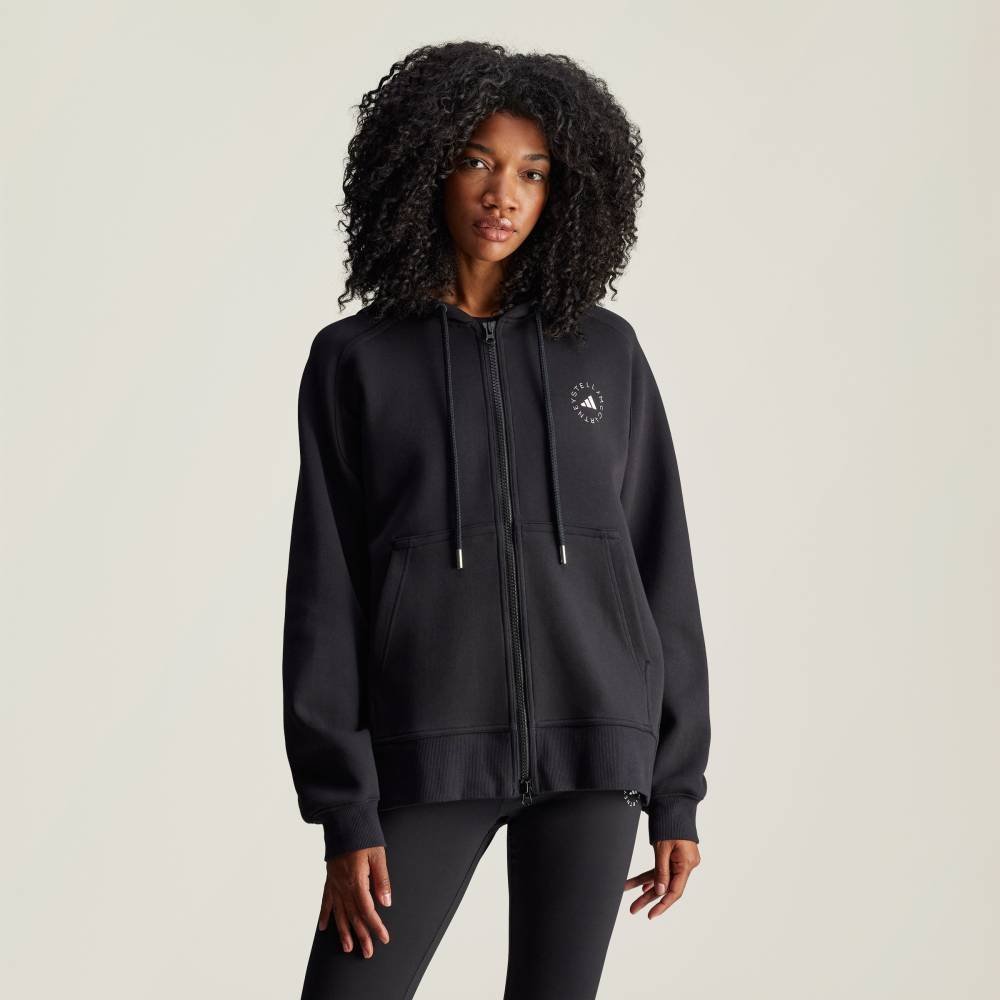 Толстовка by Stella McCartney на молнии Adidas, black