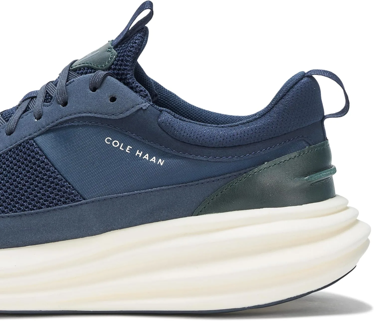Мужские беговые кроссовки Cole Haan Originalgrand Quadstreak, синий/темно-синий/слоновая кость — фото 4