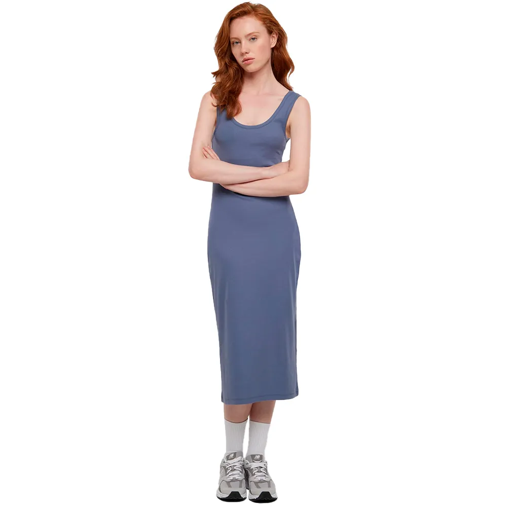 

Платье Urban Classics Rib Top sleeveless midi, синий