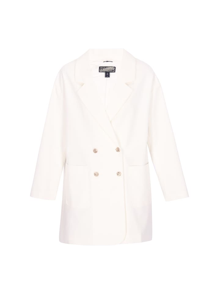 

DreiMaster Женское пальто кремового цвета