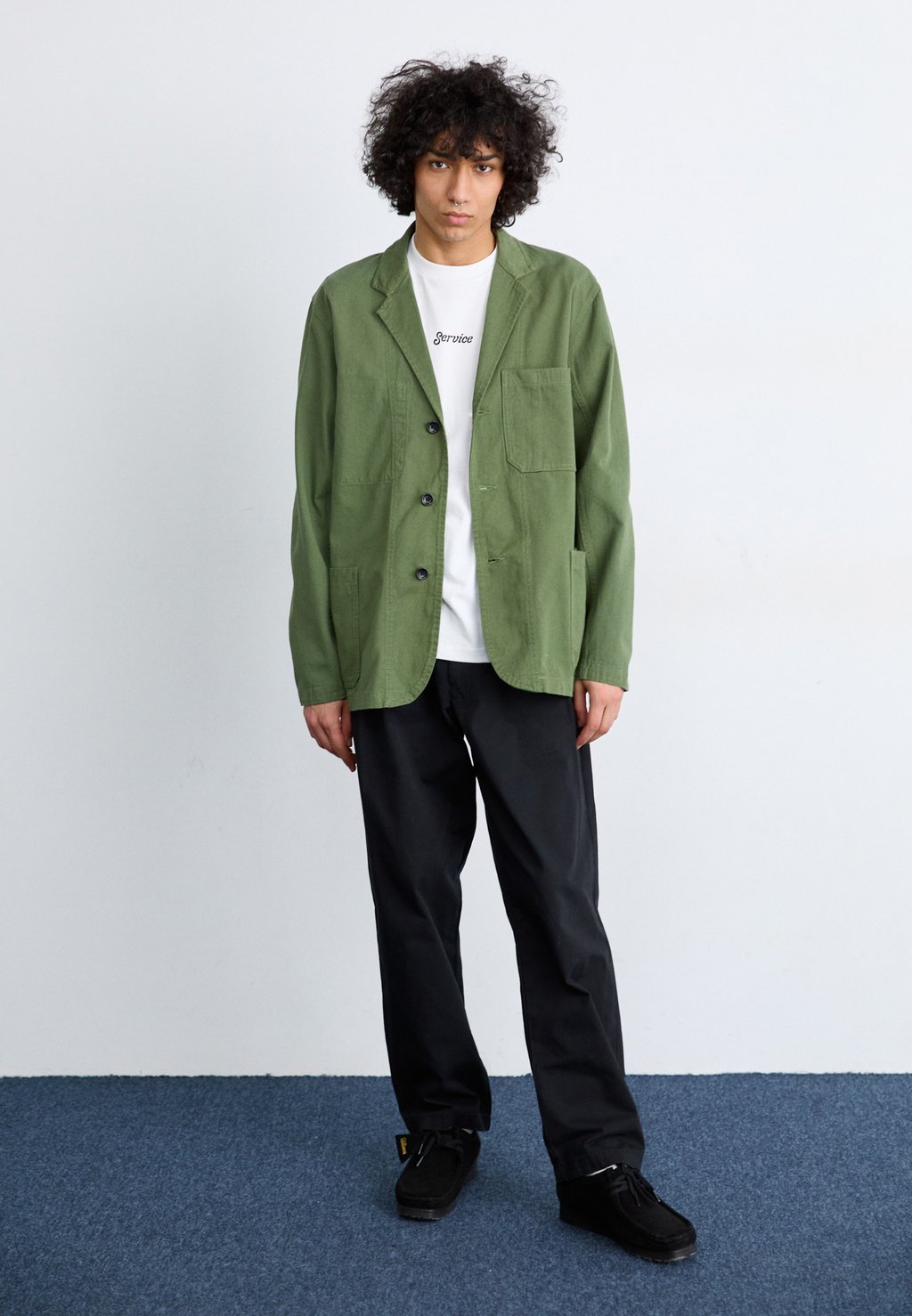 

Летняя куртка DRILL SERVER SUIT JACKET Service Works, оливковый