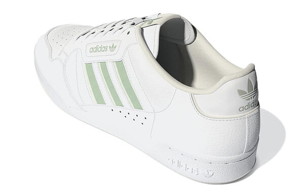 Кроссовки оригинальные континентальные 80 полосок Adidas, белый — фото 4
