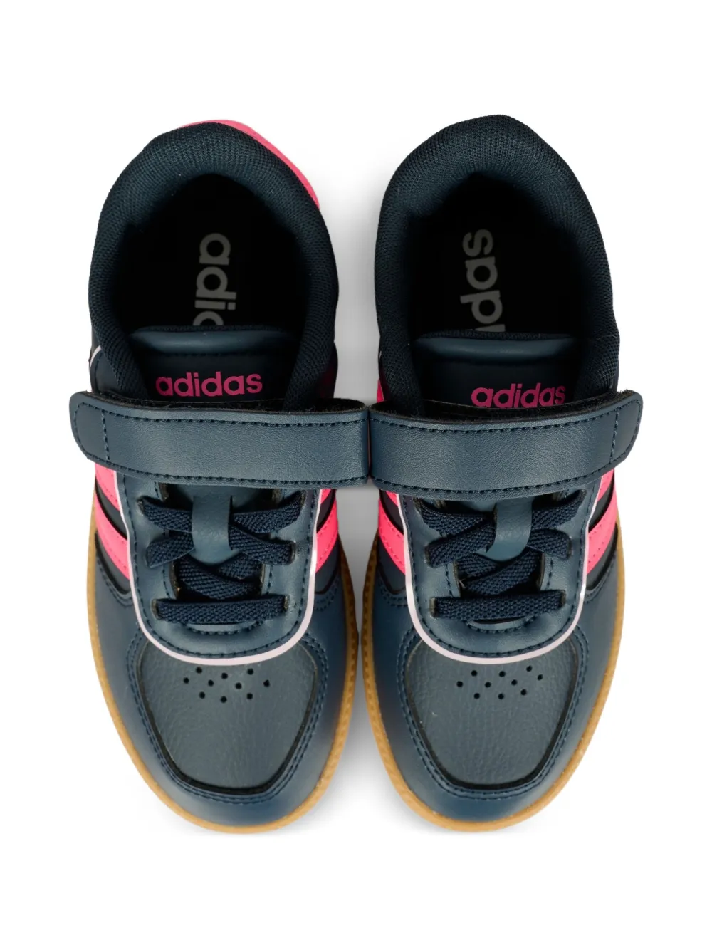Кроссовки с полосками Adidas Kids, синий — фото 3
