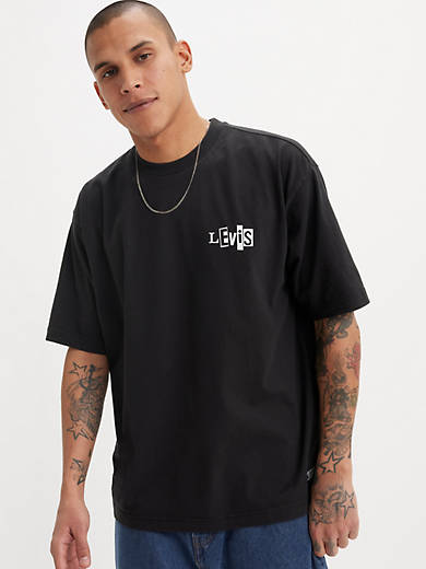 

Футболка свободного кроя с принтом Levi's Skateboarding, цвет Core Black - Black
