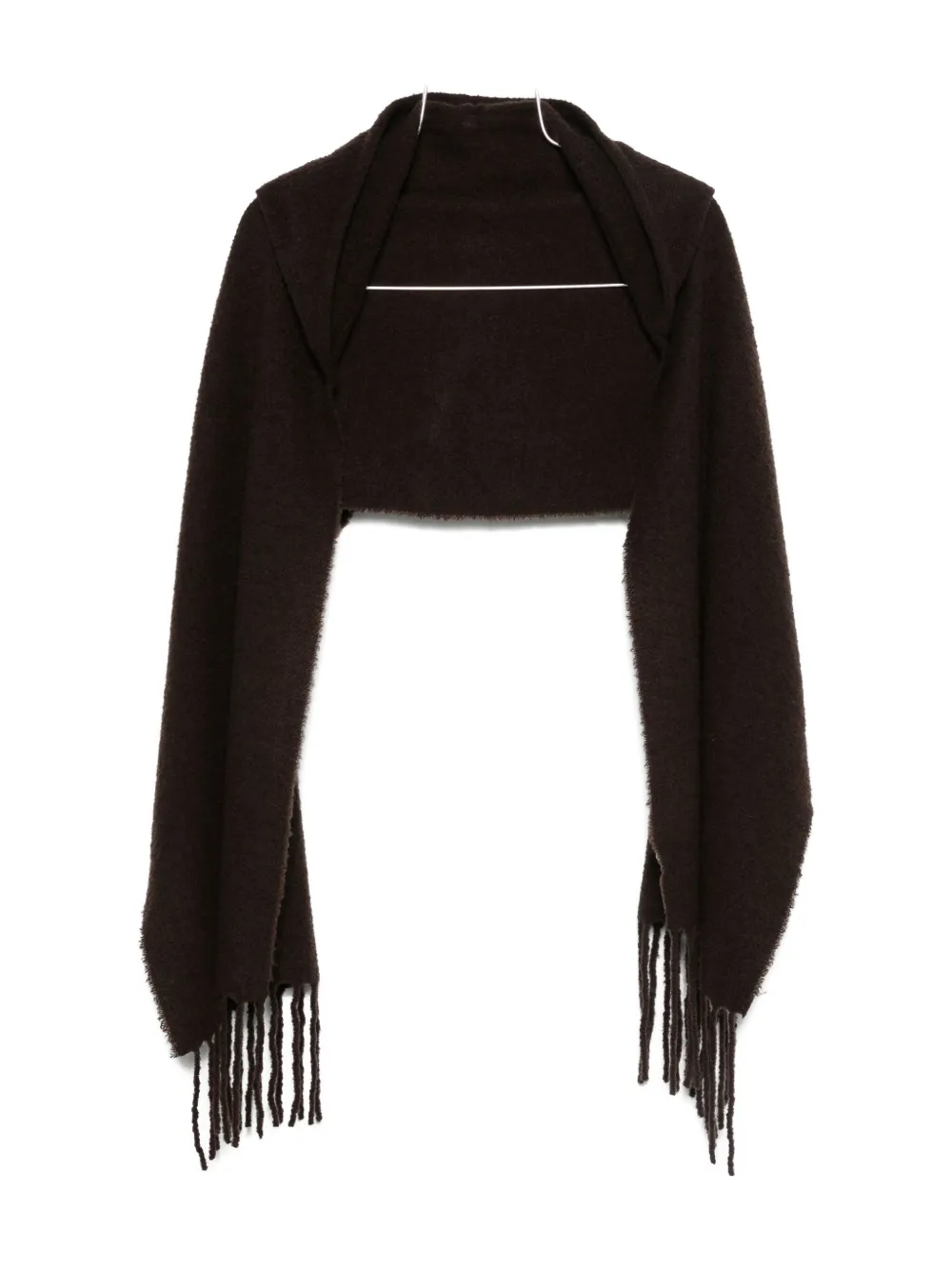 

Шарф с бахромой Destin, коричневый