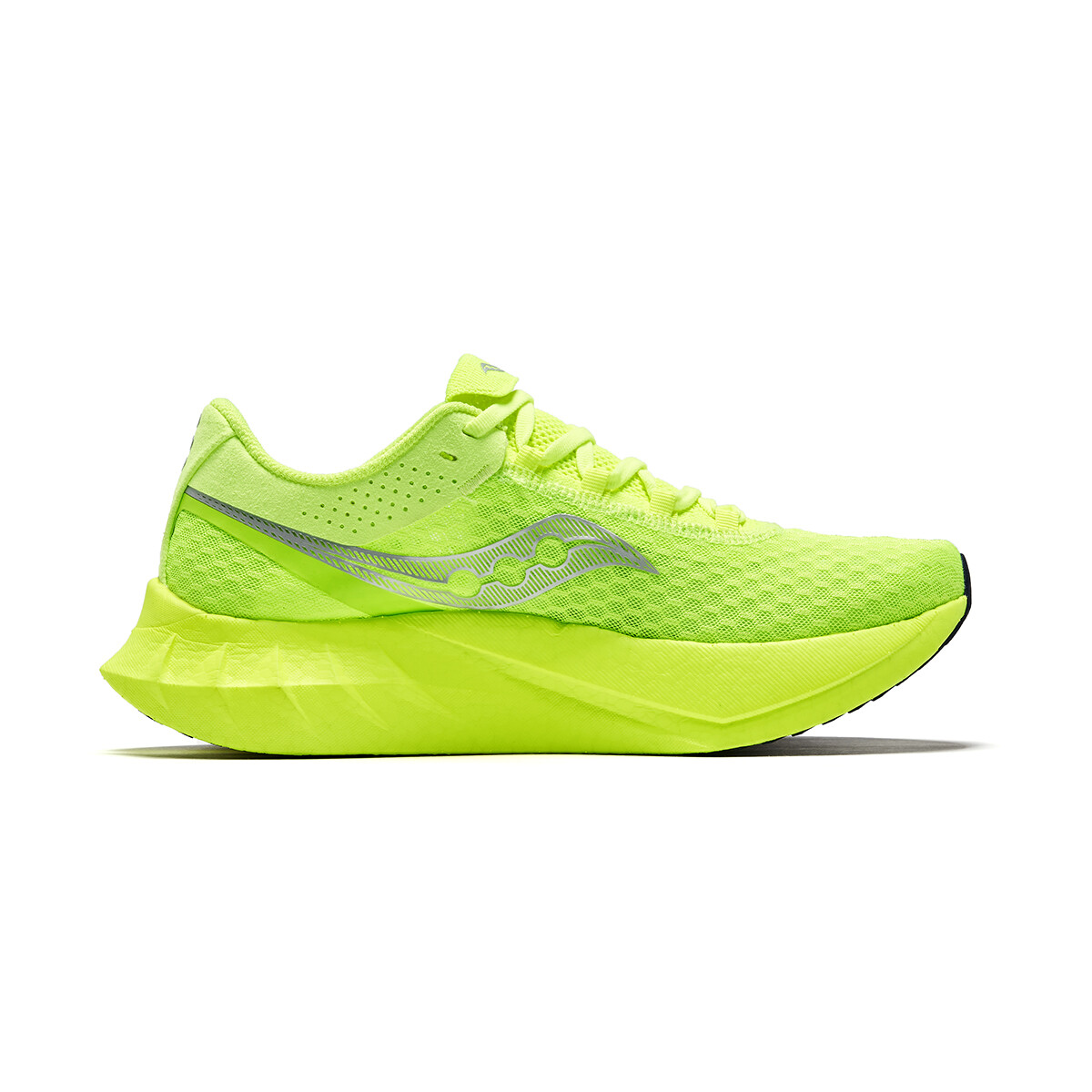 Кроссовки Endorphin Pro 4 мужские низкие зеленые серебристые Saucony — фото 3