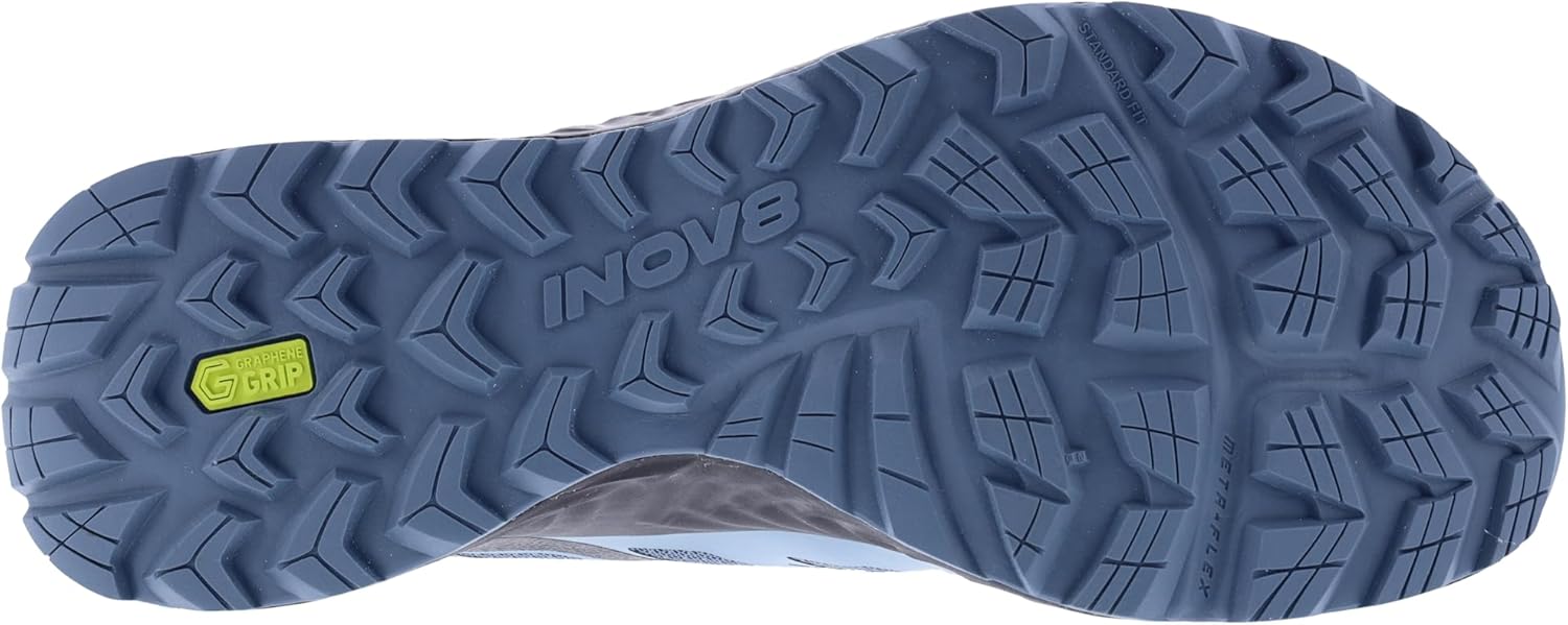 Мужские кроссовки для трейлраннинга INOV8 Trailfly, черный/синий/серый — фото 2