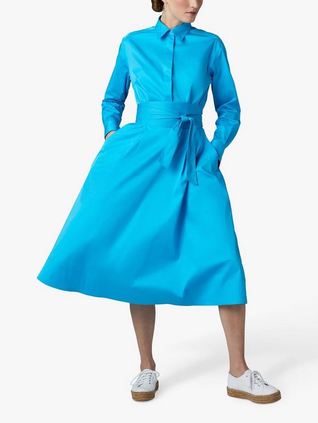 

Платье-рубашка миди с пышной юбкой blythe Jasper Conran London, цвет Turquoise