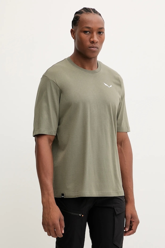 

Свободная спортивная футболка Eagle Glacier Salewa, зеленый