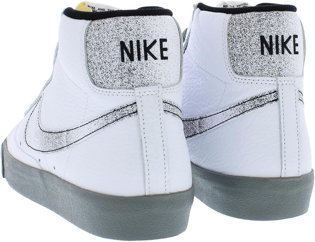 Мужские кроссовки Nike Blazer Mid 77 Vintage, белый/черный/серый — фото 4