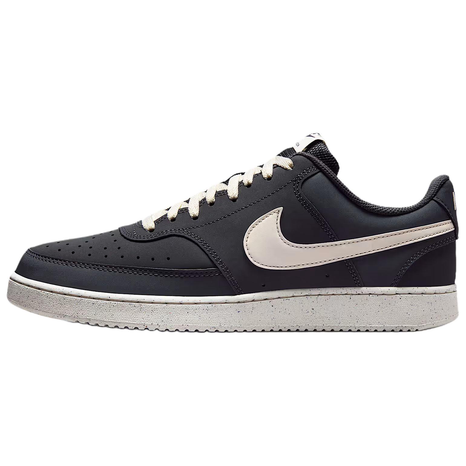 

Nike Court Vision Low top Skateboard Shoes мужские черно-белые