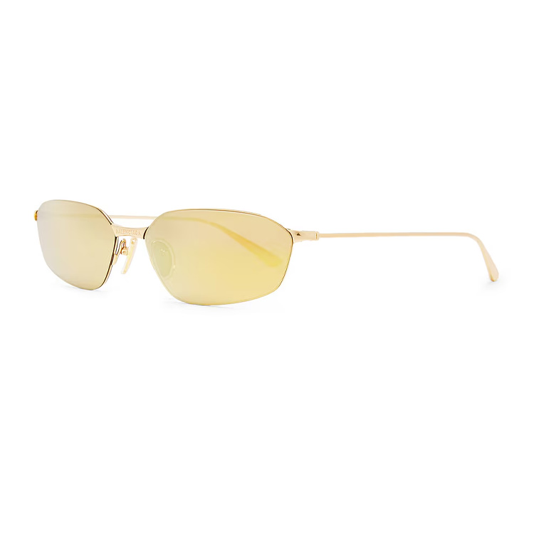 

Balenciaga Прямоугольные солнцезащитные очки, Gold