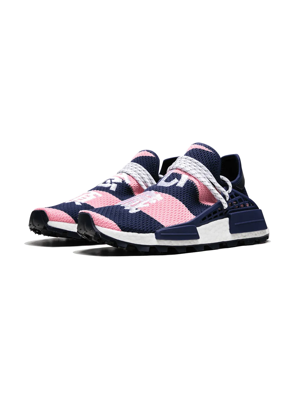 Кроссовки Pharrell Wililams x BBC x  NMD Hu Trail adidas, розовый — фото 2