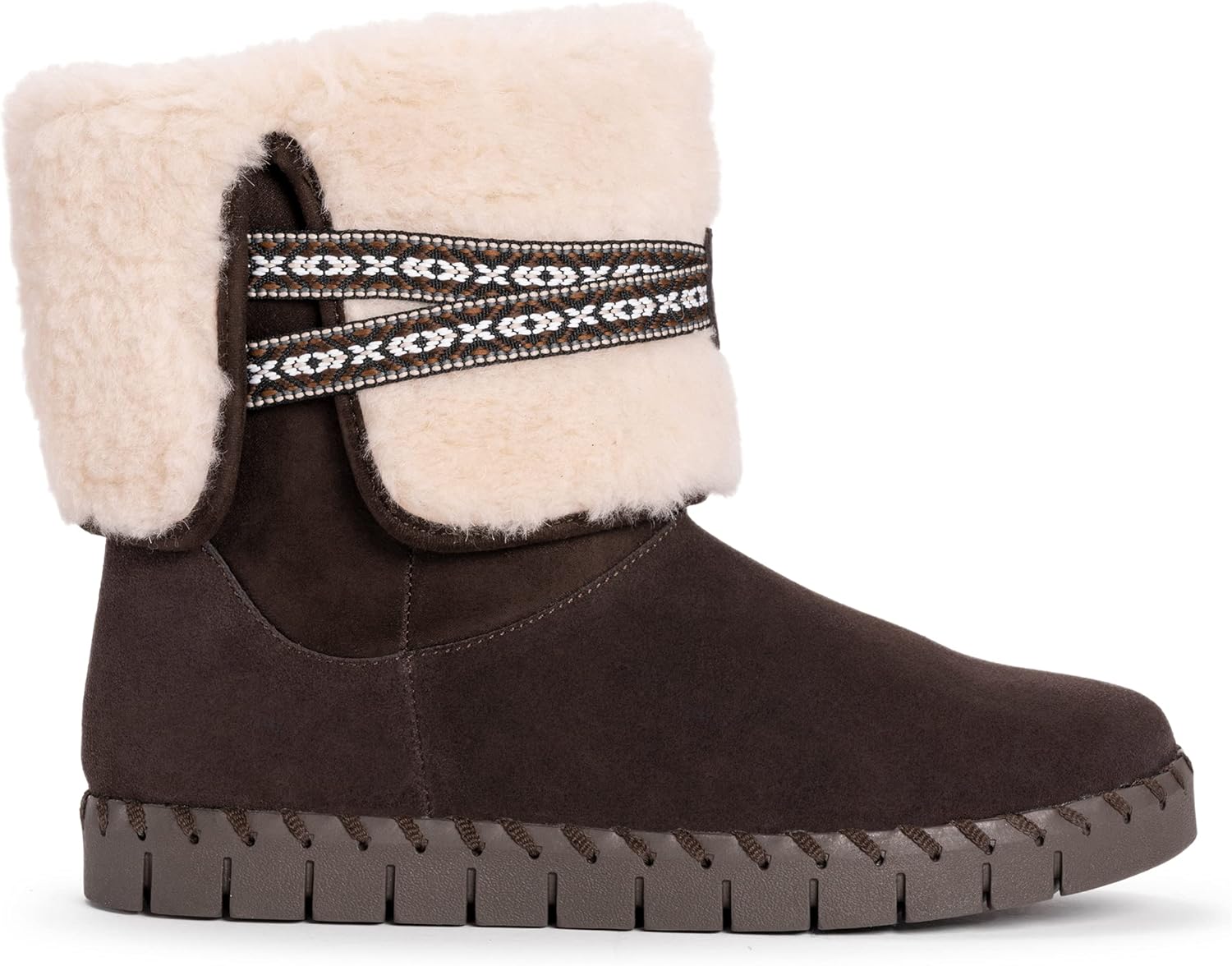 Мужские и женские модные ботинки MUK LUKS Flexi Montauk, шоколадный — фото 3