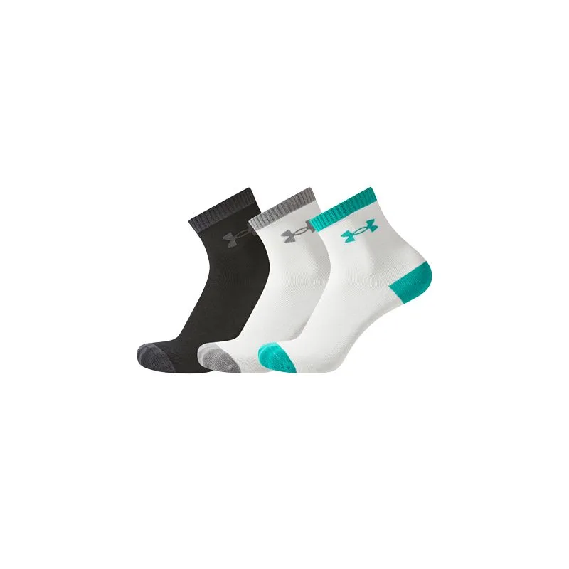 Носки 3 шт детские Under Armour, 3 Pack (Black & Light Gray & Mars Green)