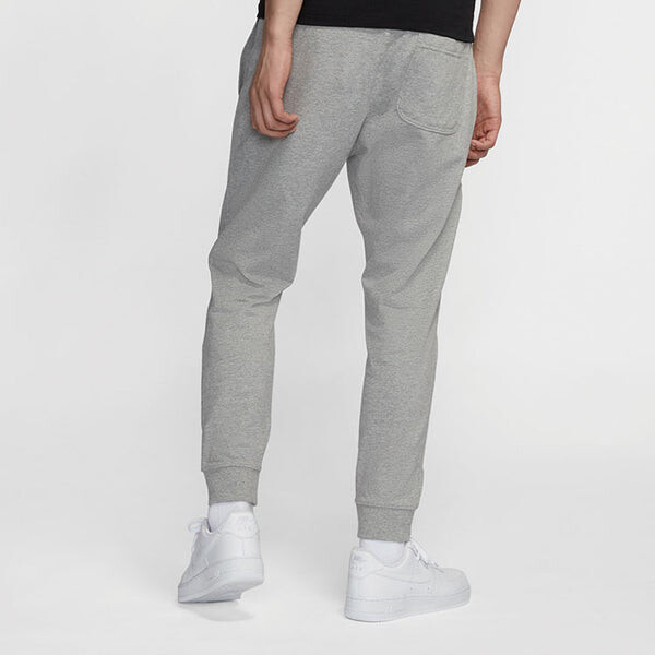 Брюки sportswear club knit lacing sports long pants dark grey gray Nike, серый — фото 4