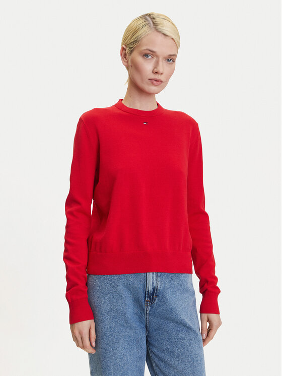 

Свитер обычного кроя Essential DW0DW20159 Tommy Jeans, красный