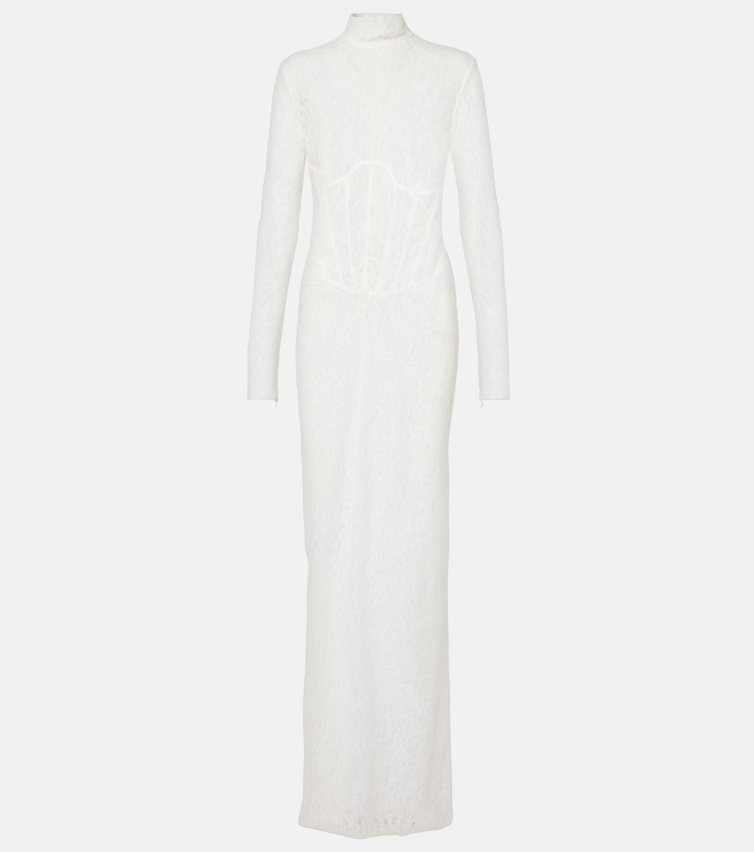

Кружевное корсетное платье Isadora The New Arrivals Ilkyaz Ozel, Milk White