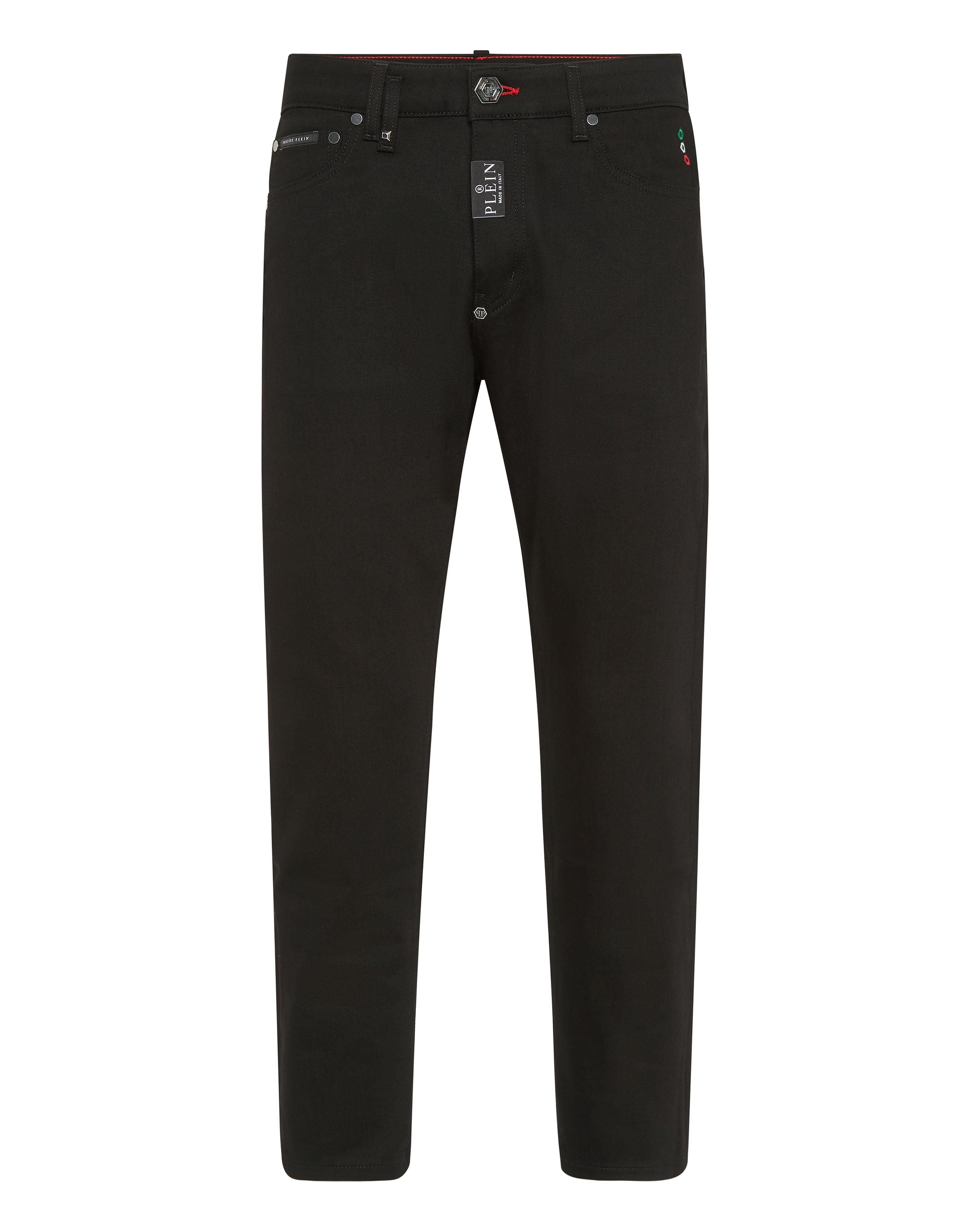 

Джинсовые брюки Detroit Fit Hexagon PHILIPP PLEIN, цвет noir plein