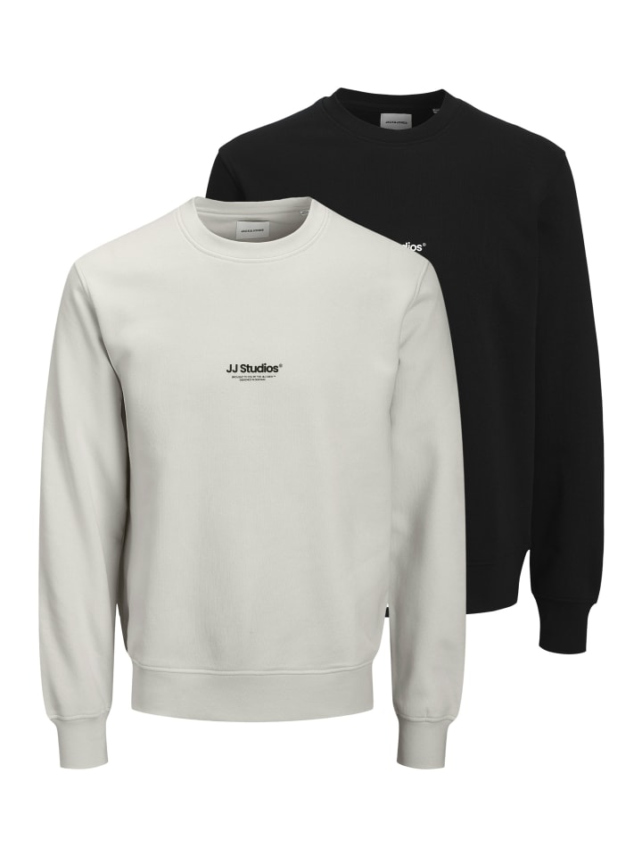 

Толстовка Jack & Jones, черный/серый