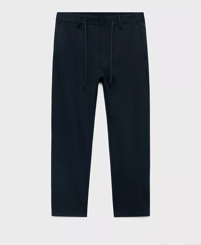 

Мужские эластичные брюки Slim-Fit Mango, синий