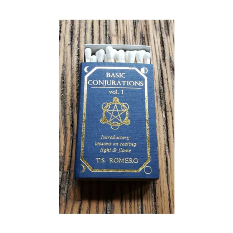 

Спичечный коробок с заклинаниями колдовства, Matchbooks