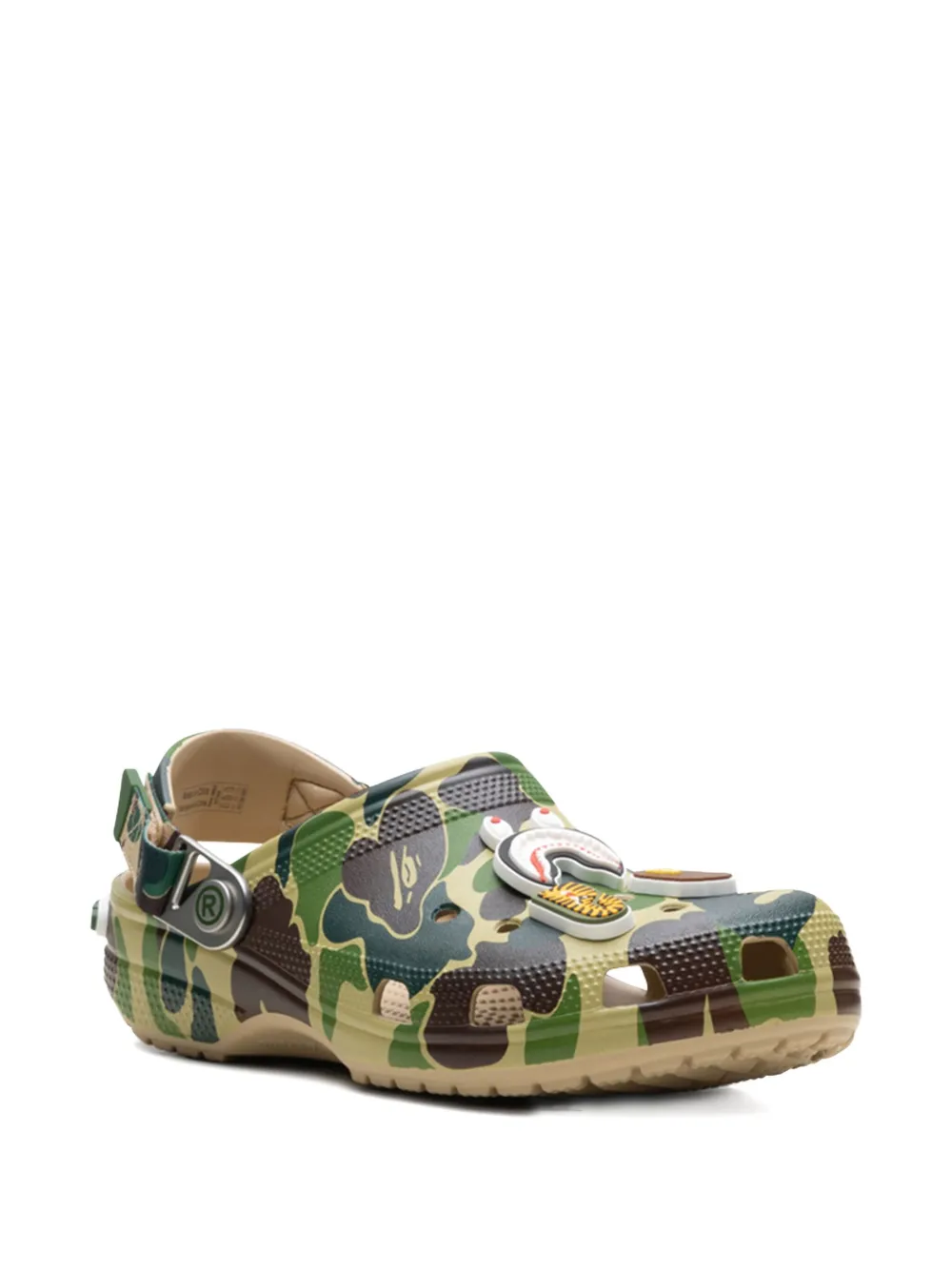 Клоги Classic Chai из коллаборации с Crocs BAPE BLACK *A BATHING APE, зеленый — фото 2