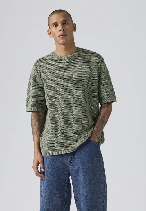 Футболка Levi'S Stinson tee basic t-shirt, цвет маринованный базилик — фото 2