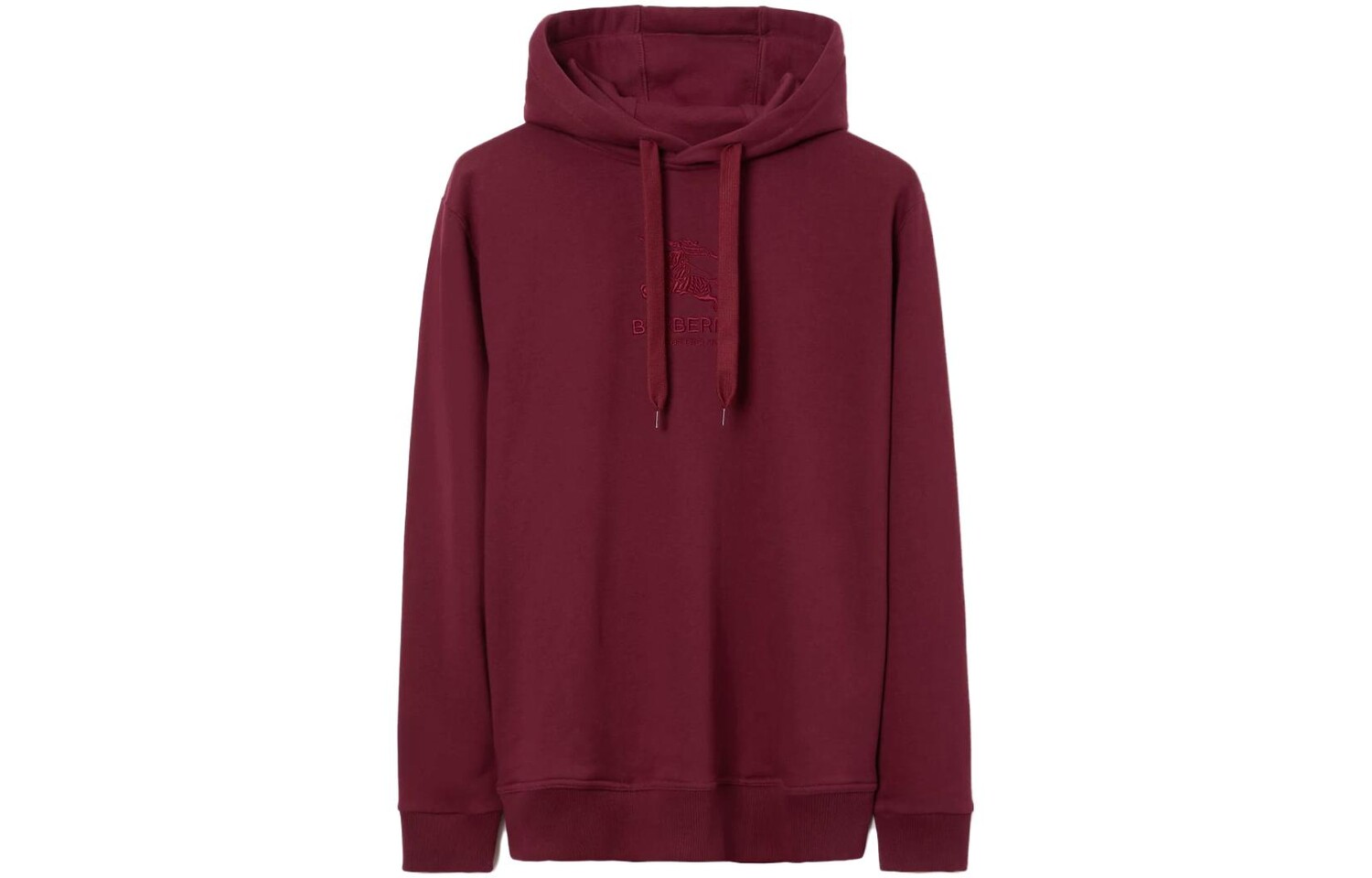 

Вышитая хлопковая толстовка EKD Burberry, красный