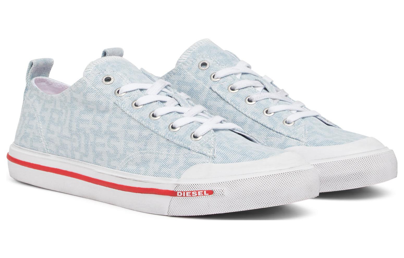 

S Athos Low Top Skateboard Shoes Мужские Светло-голубые DIESEL