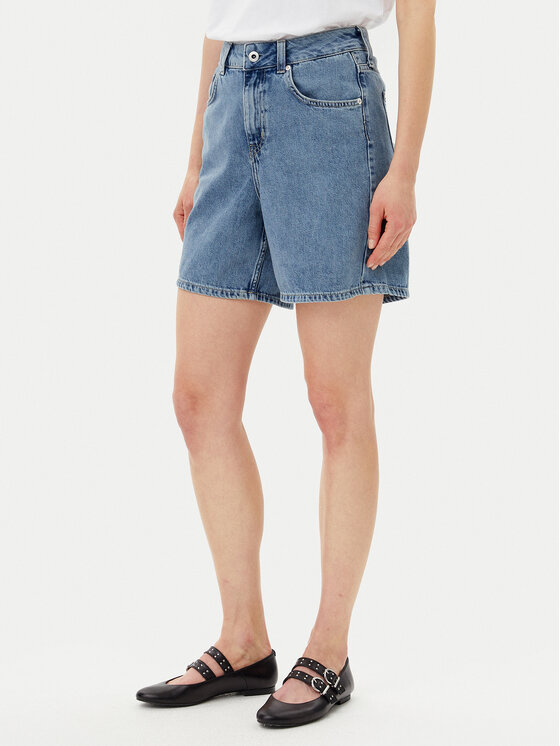 

Джинсовые шорты свободного кроя A2W10041 Karl Lagerfeld Jeans, синий