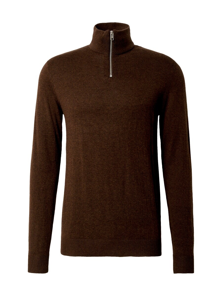 

Свитер JACK & JONES Sweater JJEEmil, темно-коричневый