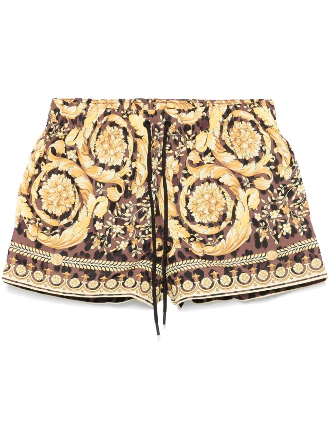 

Versace плавки-шорты с принтом Wild Barocco, золотистый